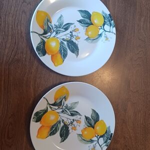 Royal Norfolk Lemon salad plates, Lot of 2